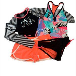 Girls size 7/8 swimsuit set